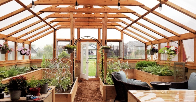 custom attached greenhouse
